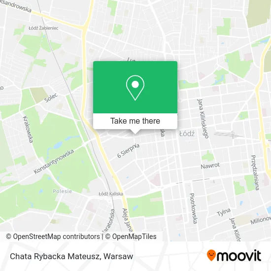 Карта Chata Rybacka Mateusz