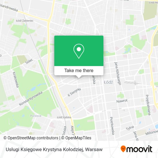 Usługi Księgowe Krystyna Kołodziej map