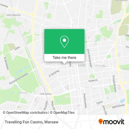 Карта Travelling Fun Casino