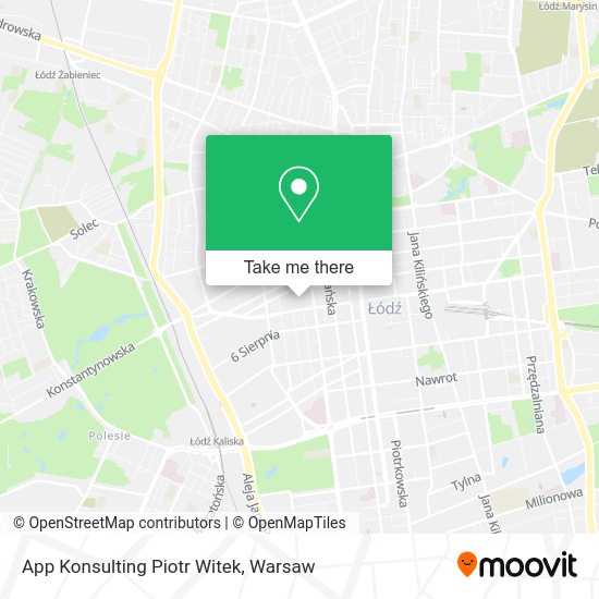 App Konsulting Piotr Witek map