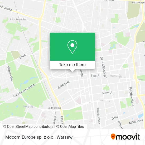 Карта Mdcom Europe sp. z o.o.