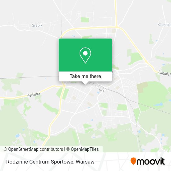 Rodzinne Centrum Sportowe map