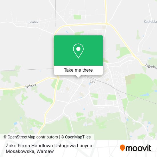 Żako Firma Handlowo Usługowa Lucyna Mosakowska map