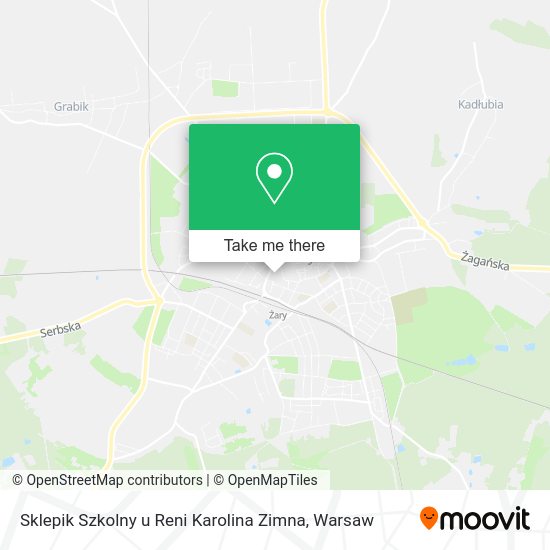 Sklepik Szkolny u Reni Karolina Zimna map