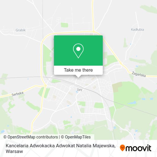 Kancelaria Adwokacka Adwokat Natalia Majewska map