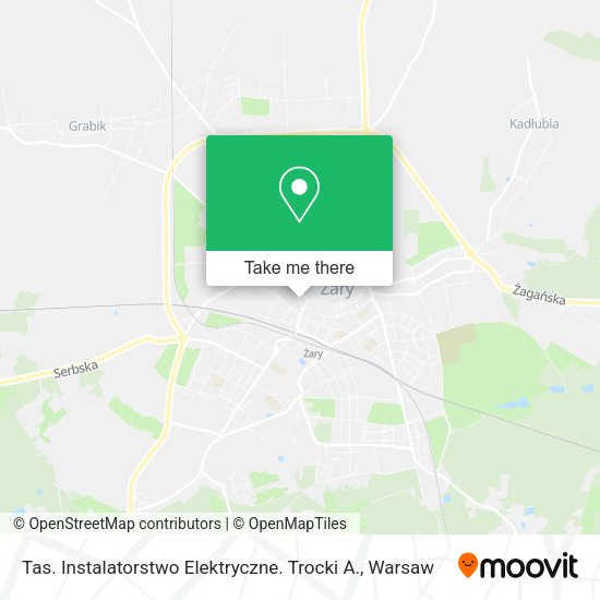 Tas. Instalatorstwo Elektryczne. Trocki A. map