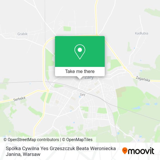 Spółka Cywilna Yes Grzeszczuk Beata Weroniecka Janina map