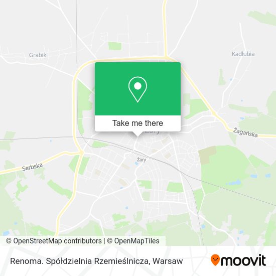 Renoma. Spółdzielnia Rzemieślnicza map