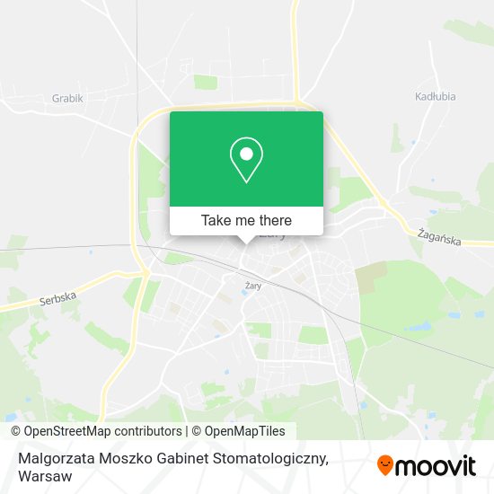 Malgorzata Moszko Gabinet Stomatologiczny map