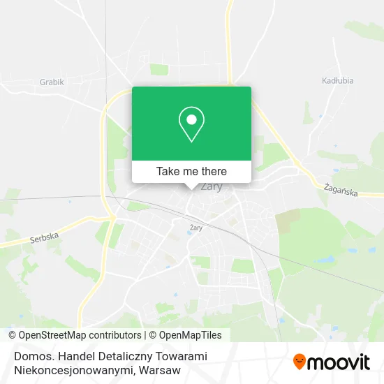 Карта Domos. Handel Detaliczny Towarami Niekoncesjonowanymi