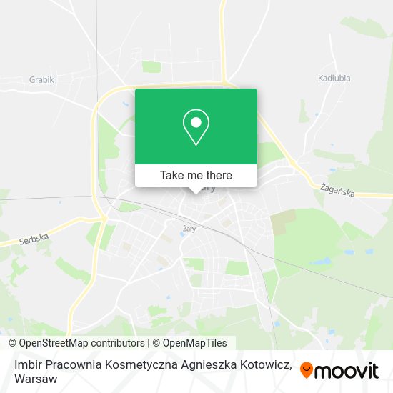 Imbir Pracownia Kosmetyczna Agnieszka Kotowicz map