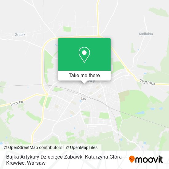 Bajka Artykuły Dziecięce Zabawki Katarzyna Glóra-Krawiec map