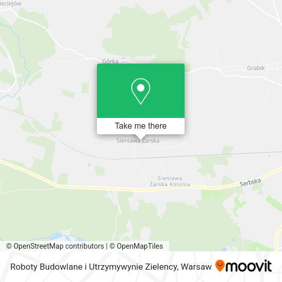 Roboty Budowlane i Utrzymywynie Zielency map