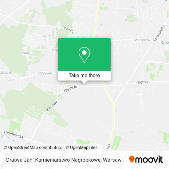 Dratwa Jan. Kamieniarstwo Nagrobkowe map