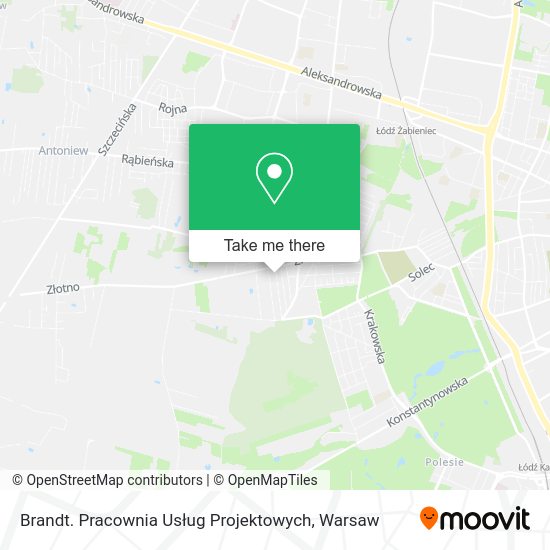 Brandt. Pracownia Usług Projektowych map