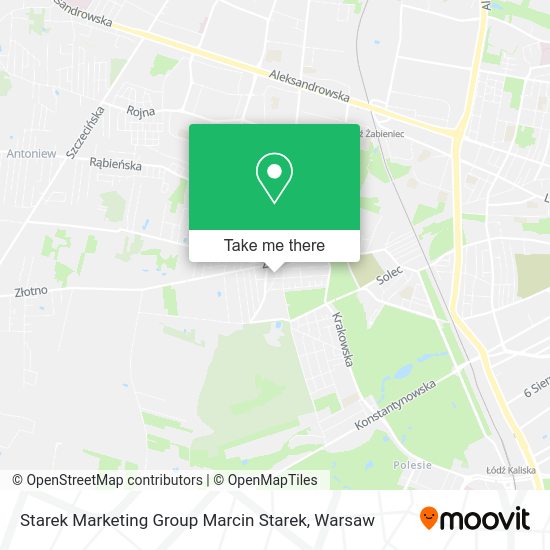 Starek Marketing Group Marcin Starek map