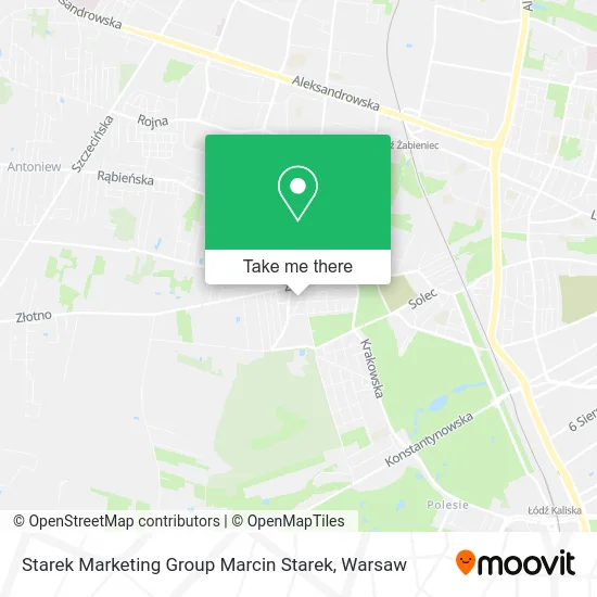 Карта Starek Marketing Group Marcin Starek