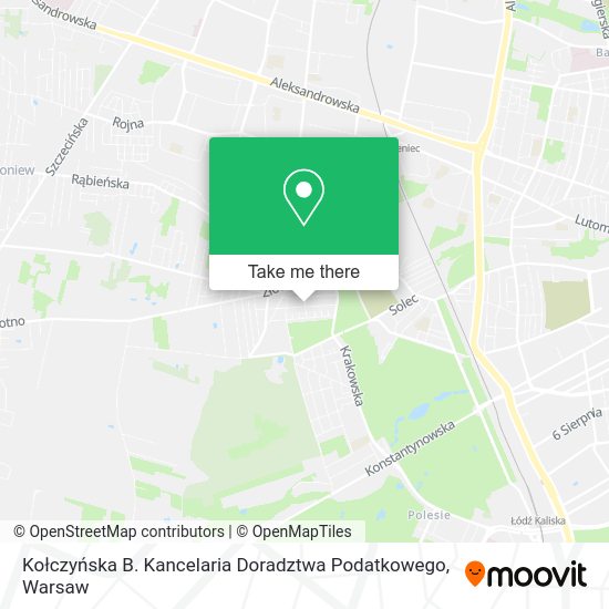 Kołczyńska B. Kancelaria Doradztwa Podatkowego map