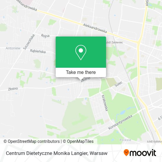 Centrum Dietetyczne Monika Langier map