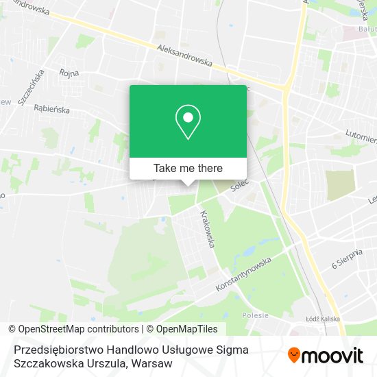 Przedsiębiorstwo Handlowo Usługowe Sigma Szczakowska Urszula map