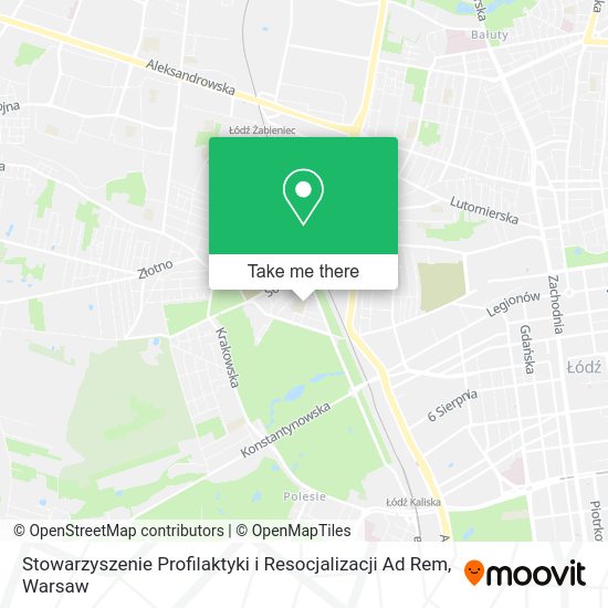 Stowarzyszenie Profilaktyki i Resocjalizacji Ad Rem map