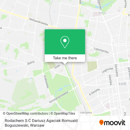 Карта Rodachem S C Dariusz Agaciak Romuald Boguszewski