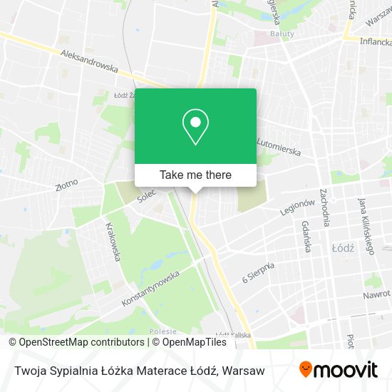 Twoja Sypialnia Łóżka Materace Łódź map