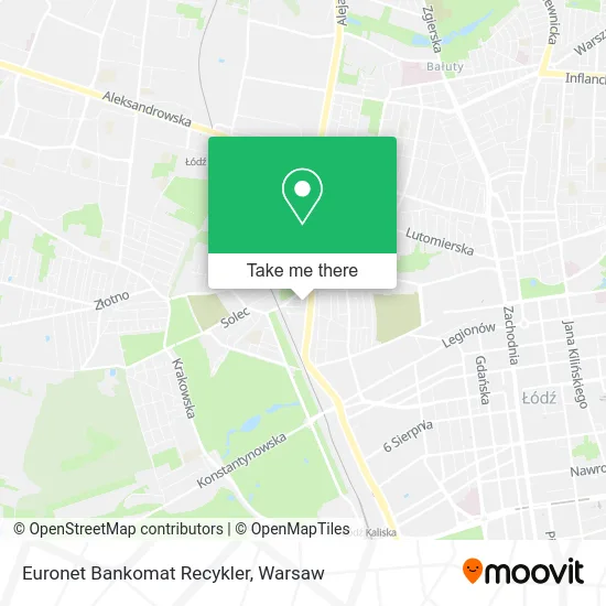 Карта Euronet Bankomat Recykler