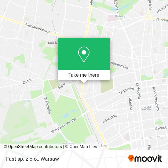 Fast sp. z o.o. map