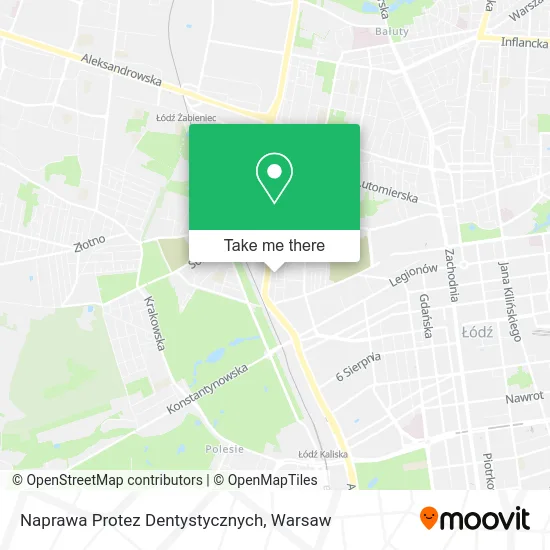 Карта Naprawa Protez Dentystycznych