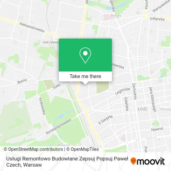 Usługi Remontowo Budowlane Zepsuj Popsuj Paweł Czech map