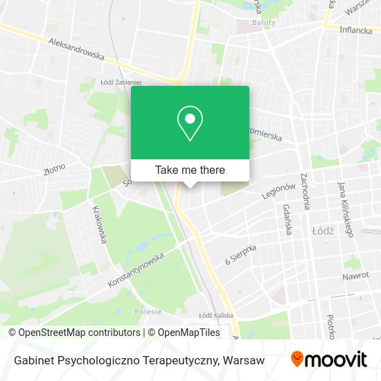 Gabinet Psychologiczno Terapeutyczny map