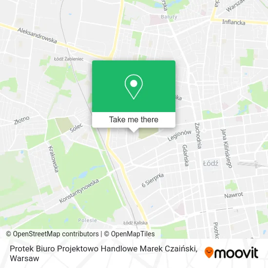 Карта Protek Biuro Projektowo Handlowe Marek Czaiński