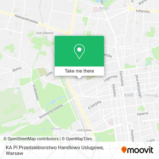 KA Pi Przedsiebiorstwo Handlowo Uslugowe map