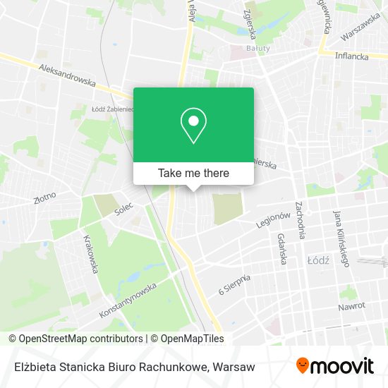 Elżbieta Stanicka Biuro Rachunkowe map