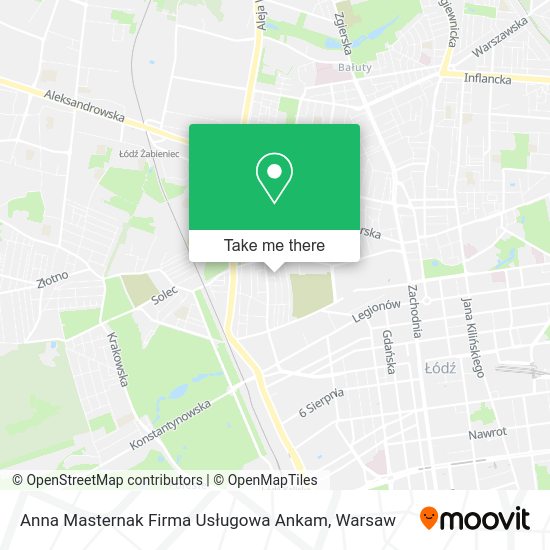 Anna Masternak Firma Usługowa Ankam map