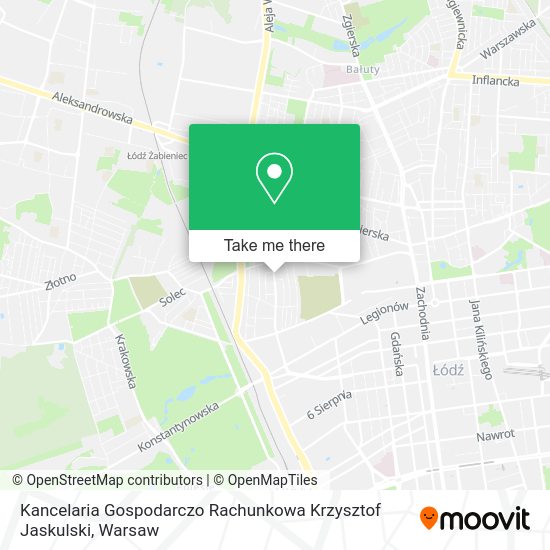 Kancelaria Gospodarczo Rachunkowa Krzysztof Jaskulski map