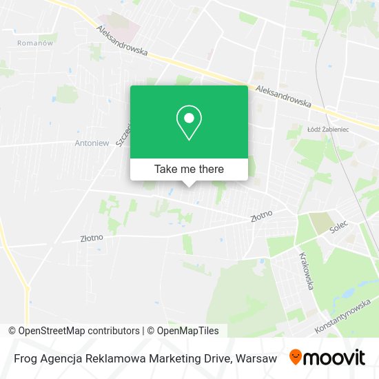 Frog Agencja Reklamowa Marketing Drive map