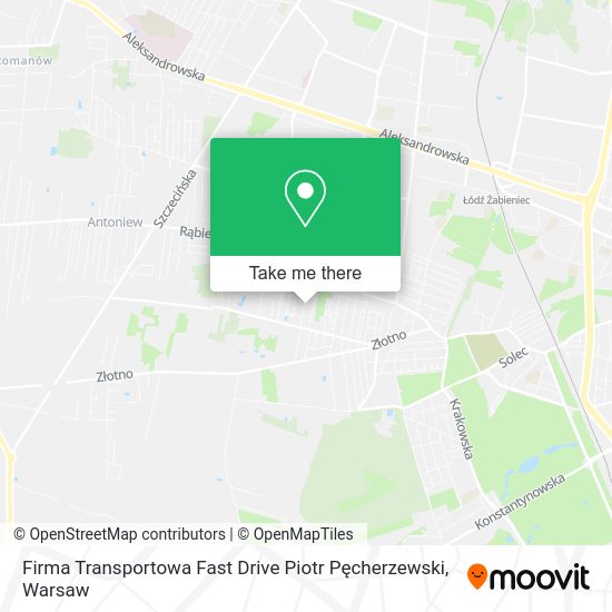 Firma Transportowa Fast Drive Piotr Pęcherzewski map