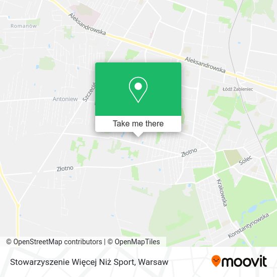 Stowarzyszenie Więcej Niż Sport map