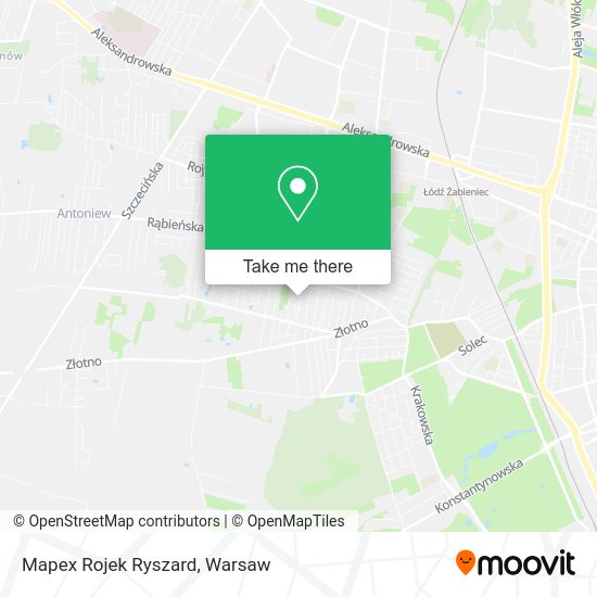 Mapex Rojek Ryszard map