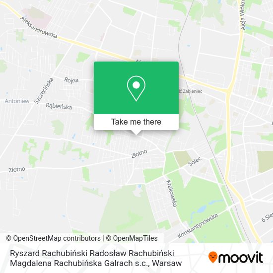 Ryszard Rachubiński Radosław Rachubiński Magdalena Rachubińska Galrach s.c. map