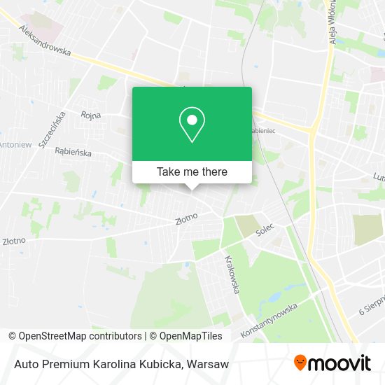 Auto Premium Karolina Kubicka map