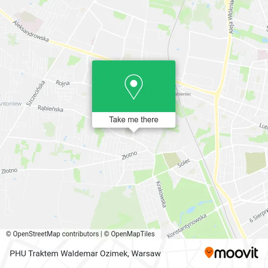 Карта PHU Traktem Waldemar Ozimek