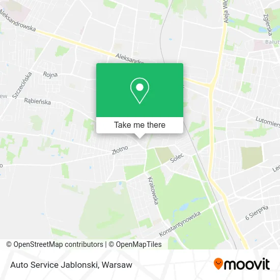 Карта Auto Service Jablonski