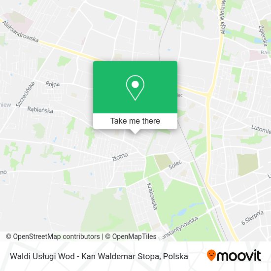 Waldi Usługi Wod - Kan Waldemar Stopa map