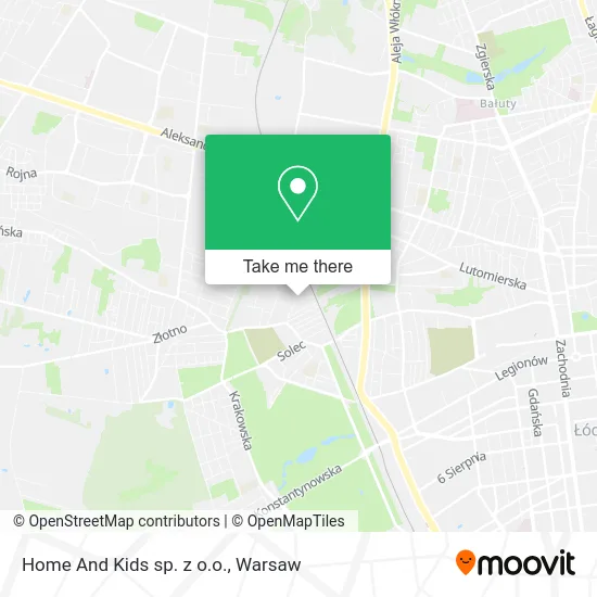 Карта Home And Kids sp. z o.o.