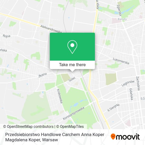 Przedsiebiorstwo Handlowe Carchem Anna Koper Magdalena Koper map