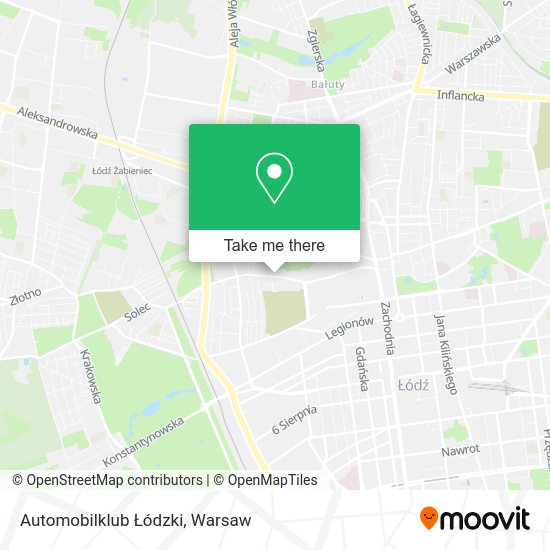 Automobilklub Łódzki map