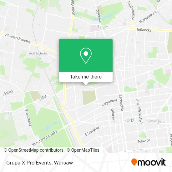 Карта Grupa X Pro Events